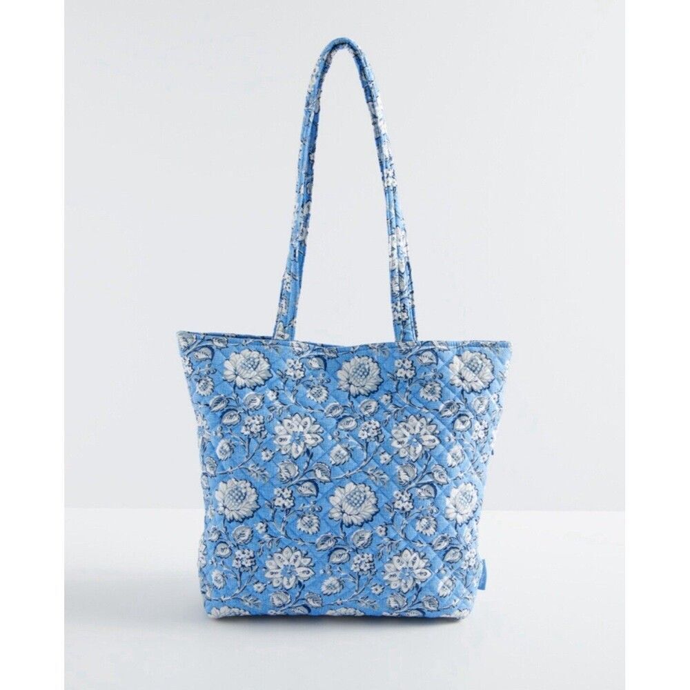 Vera Bradley Sweet Garden Blue Tote Bag